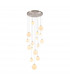 Marshall Ceiling Pendant 16 Light G9 Satin Nickel Opal Glass-5