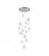 Marshall Ceiling Pendant 16 Light G9 Satin Nickel Opal Glass-6