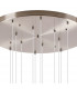 Marshall Ceiling Pendant 16 Light G9 Satin Nickel Opal Glass-7