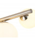 Marshall Semi Flush Ceiling Lamp 6 Light G9 Satin Nickel Opal Glass-7