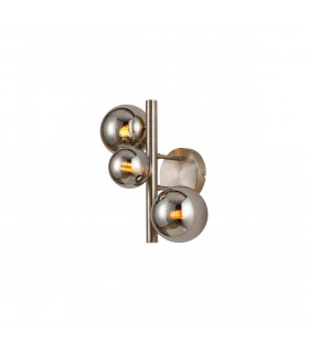 Marshall Wall Lamp 3 Light G9 Satin Nickel Chrome Plated Glass-1