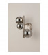 Marshall Wall Lamp 3 Light G9 Satin Nickel Chrome Plated Glass-7