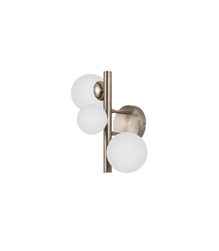 Marshall Wall Lamp 3 Light G9 Satin Nickel Opal Glass-4