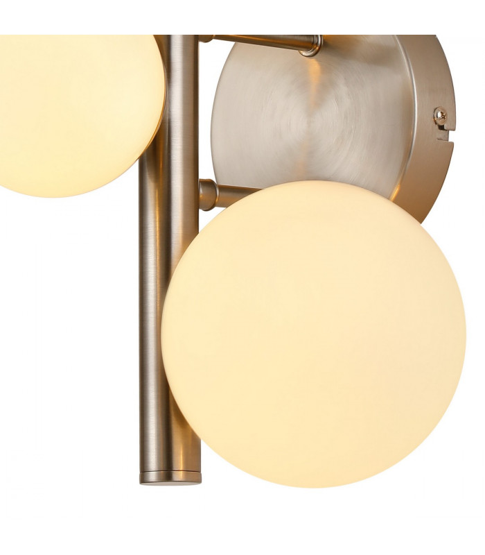 Marshall Wall Lamp 3 Light G9 Satin Nickel Opal Glass-6
