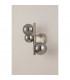 Marshall Wall Lamp 3 Light G9 Satin Nickel Smoke Plated Glass-7