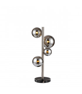 Marshall Table Lamp 4 Light G9 Satin Nickel Chrome Plated Glass-1