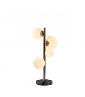 Marshall Table Lamp 4 Light G9 Satin Nickel Opal Glass-1