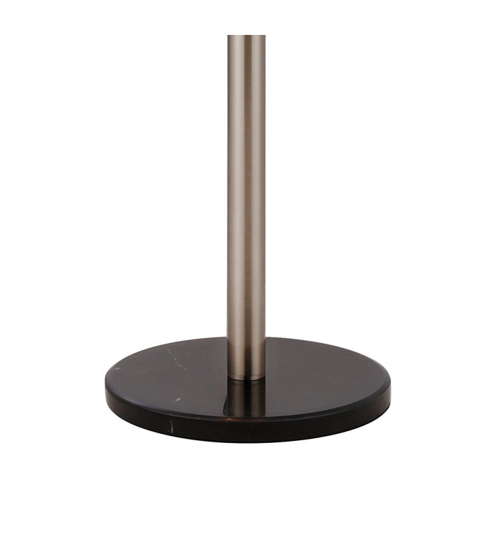 Marshall Floor Lamp 11 Light G9 Satin Nickel Amber Plated Glass-5