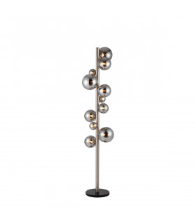 Marshall Floor Lamp 11 Light G9 Satin Nickel Chrome Plated Glass-1