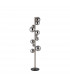 Marshall Floor Lamp 11 Light G9 Satin Nickel Chrome Plated Glass-4