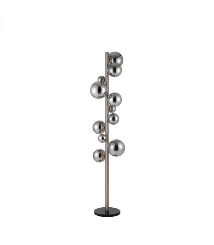 Marshall Floor Lamp 11 Light G9 Satin Nickel Chrome Plated Glass-4