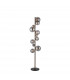 Marshall Floor Lamp 11 Light G9 Satin Nickel Smoke Plated Glass-1