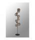 Marshall Floor Lamp 11 Light G9 Satin Nickel Smoke Plated Glass-3