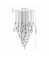Marilla Ceiling Pendant 6m 32 Light G9 Polished Chrome Clear & Amber & Smoked Glass-2