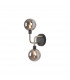 Humphrey Wall Lamp 2 Light G9 Graphite Satin Nickel Smoke Glass-5