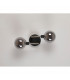 Humphrey Wall Lamp 2 Light G9 Graphite Satin Nickel Smoke Glass-9
