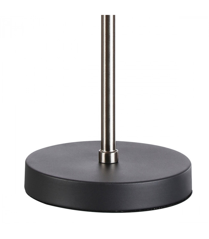Humphrey Table Lamp 2 Light G9 Graphite Satin Nickel Smoke Glass-6