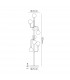 Humphrey Floor Lamp 8 Light G9 Graphite Satin Nickel Smoke Glass-2