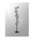 Humphrey Floor Lamp 8 Light G9 Graphite Satin Nickel Smoke Glass-3