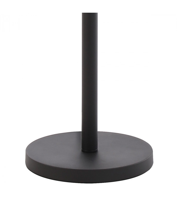 Humphrey Floor Lamp 8 Light G9 Graphite Satin Nickel Smoke Glass-7