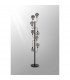 Humphrey Floor Lamp 8 Light G9 Graphite Satin Nickel Smoke Glass-8