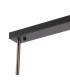 Humphrey Fixed Ceiling Pendant Ceiling Lamp 10 Light G9 Graphite Satin Nickel Smoke Glass-9