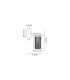 Russia Wall Lamp Switched E14 Polished Chrome Crystal Glass-2