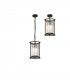 Guilford Ceiling Pendant E27 Satin Black Clear-1