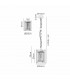 Guilford Ceiling Pendant E27 Satin Black Clear-2