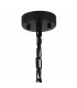 Guilford Ceiling Pendant E27 Satin Black Clear-5