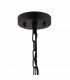 Guilford Ceiling Pendant Semi Ceiling Lamp Convertible 3 Light E14 Satin Black Clear-5