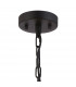 Guilford Ceiling Pendant Semi Ceiling Lamp Convertible 6 Light E14 Satin Black Clear-5