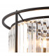 Guilford Ceiling Pendant Semi Ceiling Lamp Convertible 6 Light E14 Satin Black Clear-7