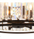 Guilford Ceiling Pendant Semi Ceiling Lamp Convertible 6 Light E14 Satin Black Clear-8