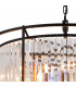 Guilford Ceiling Pendant Semi Ceiling Lamp Convertible 8 Light E14 Satin Black Clear-6