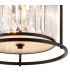 Guilford Ceiling Lamp 3 Light E27 Satin Black Clear-6