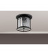 Guilford Ceiling Lamp 3 Light E27 Satin Black Clear-7