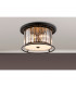 Guilford Ceiling Lamp 4 Light E27 Satin Black Clear-3