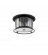 Guilford Ceiling Lamp 4 Light E27 Satin Black Clear-4