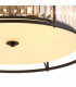 Guilford Ceiling Lamp 6 Light E27 Satin Black Clear-6