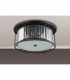 Guilford Ceiling Lamp 6 Light E27 Satin Black Clear-7
