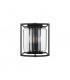 Guilford Wall Lamp 2 Light E14 Satin Black Clear-4