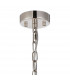 Guilford Ceiling Pendant E27 Polished Nickel Clear-5
