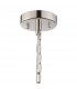 Guilford Ceiling Pendant Semi Ceiling Lamp Convertible 3 Light E14 Polished Nickel Clear-5