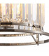Guilford Ceiling Pendant Semi Ceiling Lamp Convertible 3 Light E14 Polished Nickel Clear-7