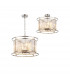 Guilford Ceiling Pendant Semi Ceiling Lamp Convertible 6 Light E14 Polished Nickel Clear-1