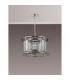 Guilford Ceiling Pendant Semi Ceiling Lamp Convertible 6 Light E14 Polished Nickel Clear-8
