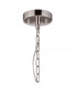 Guilford Ceiling Pendant Semi Ceiling Lamp Convertible 8 Light E14 Polished Nickel Clear-5
