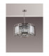 Guilford Ceiling Pendant Semi Ceiling Lamp Convertible 8 Light E14 Polished Nickel Clear-9