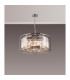 Guilford Ceiling Pendant Semi Ceiling Lamp Convertible 8 Light E14 Polished Nickel Clear-10